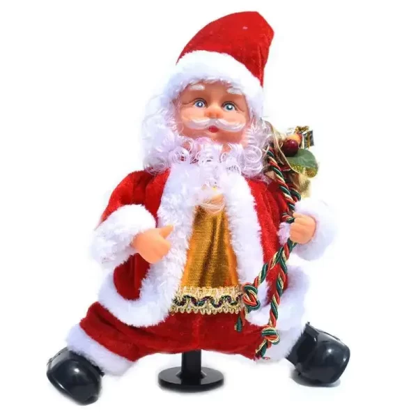 Triogift  Electric Climbing Ladder Santa Claus Doll Toys Funny Christmas Ornaments Gift New Year Christmas Tree Hanging Home Decor Gifts - Image 16